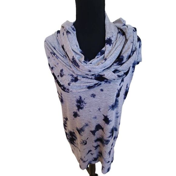 MICHAEL Michael Kors Retro Tie Dyed T Shirt with Matching Scarf - Picture 2 of 10